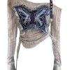 New Style Trends - Edgy Lace-Up Gothic Crop Top - Outfit Ideas