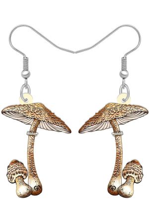 New Style Trends - Forest Charm Mushroom Earrings - Outfit Ideas