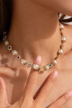 New Style Trends - Golden Saint Cross Aesthetic Layered Necklace - Outfit Ideas