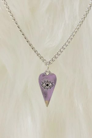New Style Trends - Goth Mystic Heart Pendant Layered Necklaces - Outfit Ideas