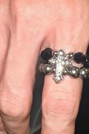 New Style Trends - Grunge Faith Beaded Ring - Outfit Ideas