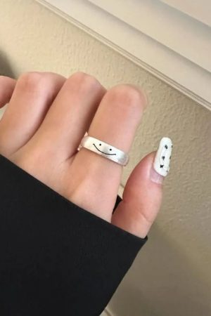 New Style Trends - Happy Minimalist Cute Ring - Outfit Ideas