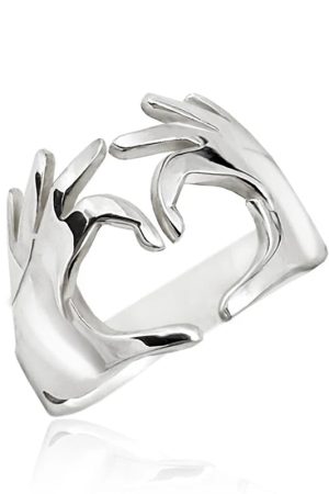 New Style Trends - Heart Gesture Coquette Ring - Outfit Ideas