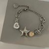 New Style Trends - Heart Star Chain Bracelet Y2K Fairy Jewelry - Outfit Ideas