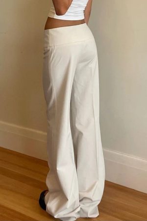 New Style Trends - Iconic Buckle Waist Y2k Pants - Outfit Ideas