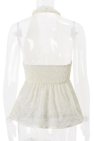 New Style Trends - Ivory Petal Tie Top - Outfit Ideas