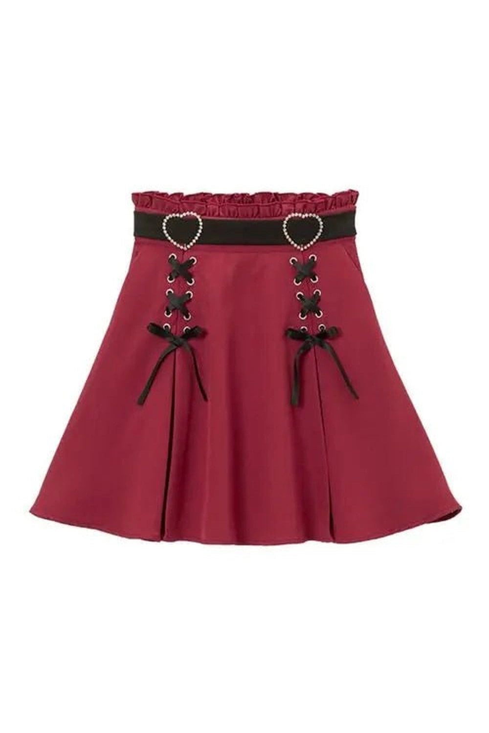 New Style Trends - Kawaii Lace-Up Ruched Skirt - Outfit Ideas