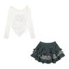 New Style Trends - Kawaii Rabbit Print Skirt Set - Outfit Ideas
