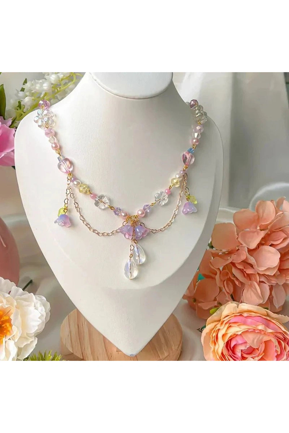 New Style Trends - Lily  Floral Necklace - Outfit Ideas
