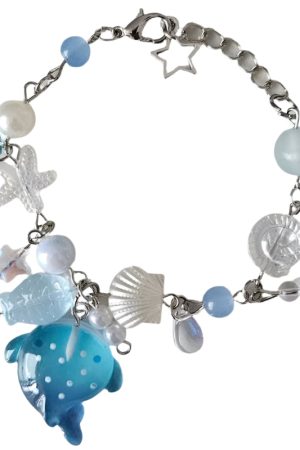 New Style Trends - Mermaidcore Aqua Whimsy Sea Bracelet - Outfit Ideas