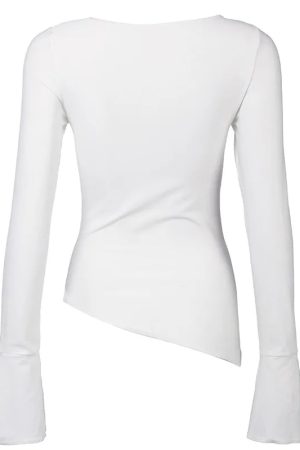 New Style Trends - Midnight Monologue Long Sleeve Top - Outfit Ideas