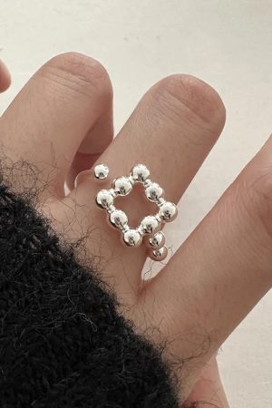 New Style Trends - Orb Cluster Aesthetic Ring - Outfit Ideas