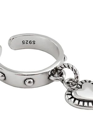 New Style Trends - Rebel Heart Dangle Edgy Ring - Outfit Ideas