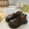 New Style Trends - Retro Chocolate Chunky Platform Shoes - Outfit Ideas