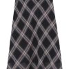 New Style Trends - Retro Plaid High Waist Midi Skirt - Outfit Ideas