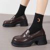 New Style Trends - Retro Platform  Leather Shoes - Outfit Ideas