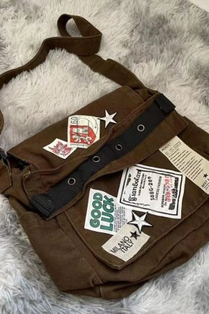 New Style Trends - Retro Stampcore Crossbody Bag - Outfit Ideas