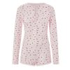 New Style Trends - Rosebud Cozy Henley Coquette Pajama Set - Outfit Ideas