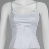 New Style Trends - Seaside Ruffle Halter Coquette Top - Outfit Ideas