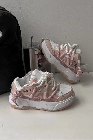 New Style Trends - Shadow Pulse Edgy Chunky Sneakers - Outfit Ideas