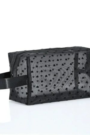 New Style Trends - Sheer Hearted Aesthetic Cosmetic Bags - Outfit Ideas