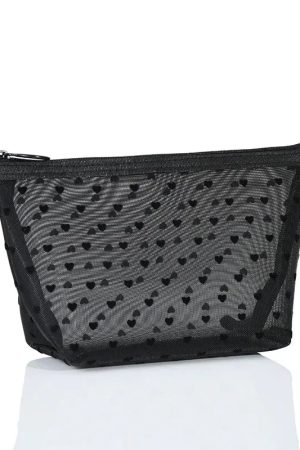 New Style Trends - Sheer Hearted Aesthetic Cosmetic Bags - Outfit Ideas