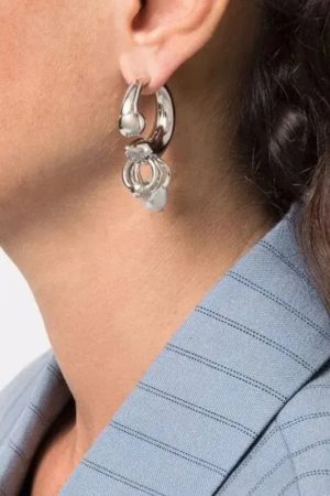 New Style Trends - Silver Luxe Pearl Aesthetic Earrings - Outfit Ideas
