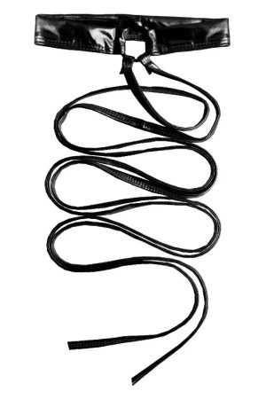 New Style Trends - Silver Orbit Strappy Edgy Leg Ring - Outfit Ideas
