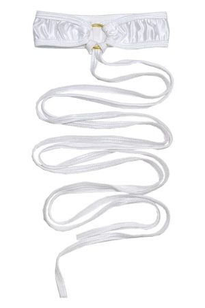 New Style Trends - Silver Orbit Strappy Edgy Leg Ring - Outfit Ideas