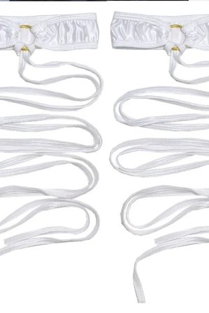 New Style Trends - Silver Orbit Strappy Edgy Leg Ring - Outfit Ideas