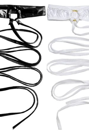 New Style Trends - Silver Orbit Strappy Edgy Leg Ring - Outfit Ideas