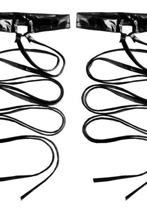 New Style Trends - Silver Orbit Strappy Edgy Leg Ring - Outfit Ideas