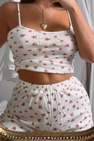New Style Trends - Soft Sky Coquette Pajama Set - Outfit Ideas