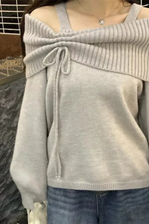 New Style Trends - Soft Whimsy Bow Sweater - Outfit Ideas