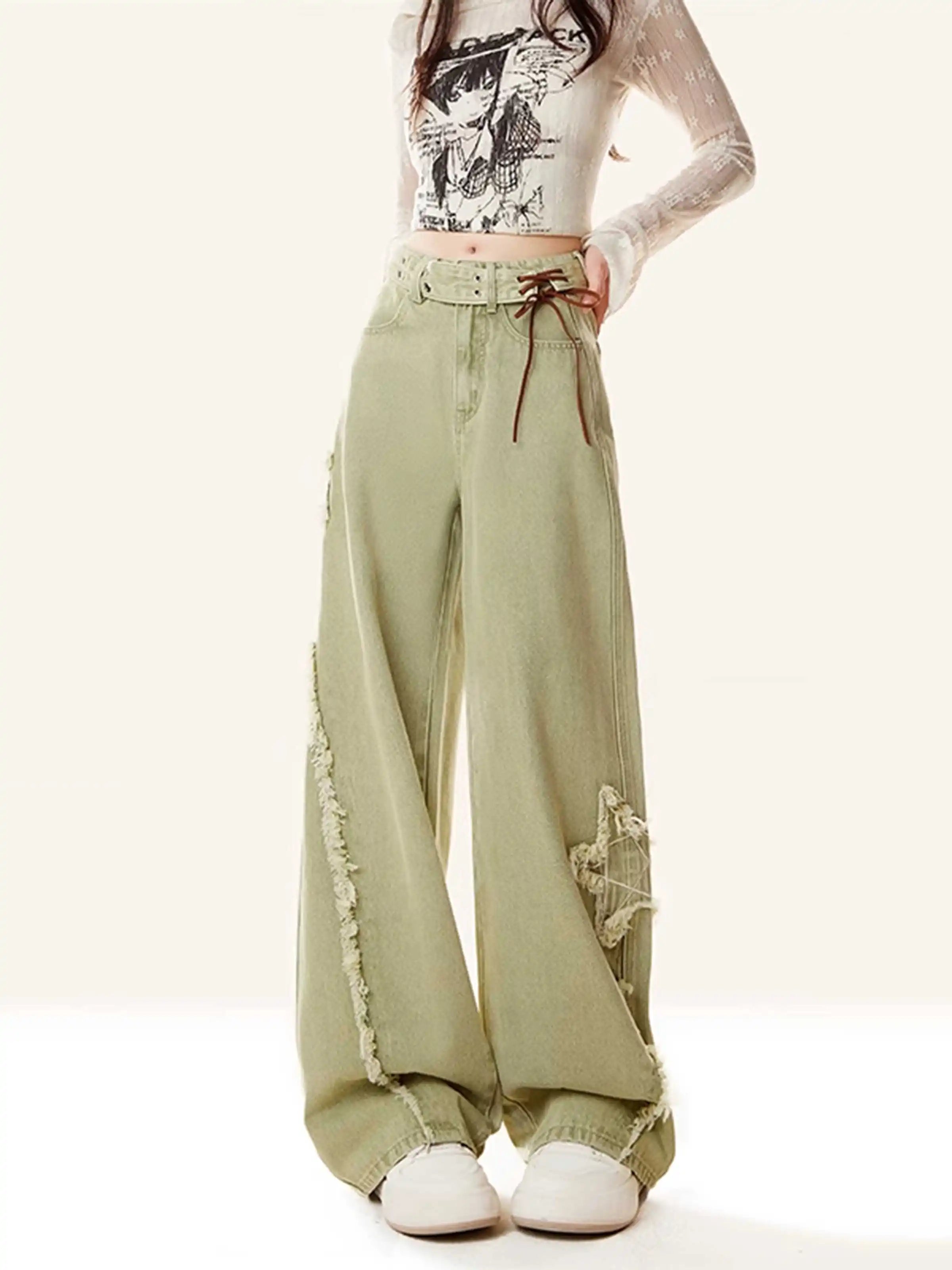 New Style Trends - Starbound Y2k Wide Pants - Outfit Ideas