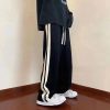 New Style Trends - Striped Wide Leg Pocket Pants - Outfit Ideas