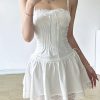 New Style Trends - Sugar Doll Lace-Up Coquette Dress - Outfit Ideas