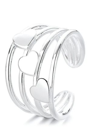 New Style Trends - Triple Heartline Coquette Ring - Outfit Ideas