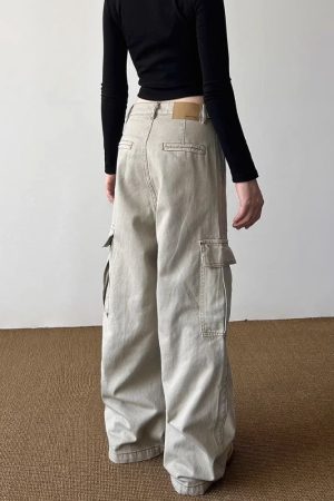 New Style Trends - Urban Utility Y2k Wide-Leg Cargo Pants - Outfit Ideas