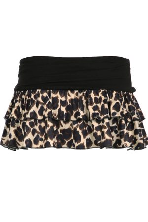 New Style Trends - Wild Ruffle Heat Mini Y2k Skirt - Outfit Ideas