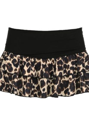 New Style Trends - Wild Ruffle Heat Mini Y2k Skirt - Outfit Ideas