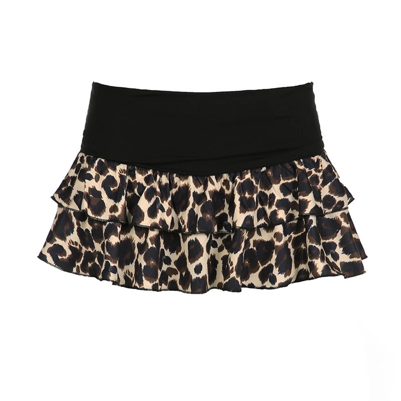 New Style Trends - Wild Ruffle Heat Mini Y2k Skirt - Outfit Ideas