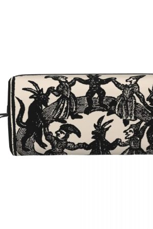 New Style Trends - Witch Circle Print Aesthetic  Makeup Bag - Outfit Ideas