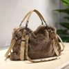 New Style Trends - Y2k Luxe Faux Fur Studded Handbag - Outfit Ideas