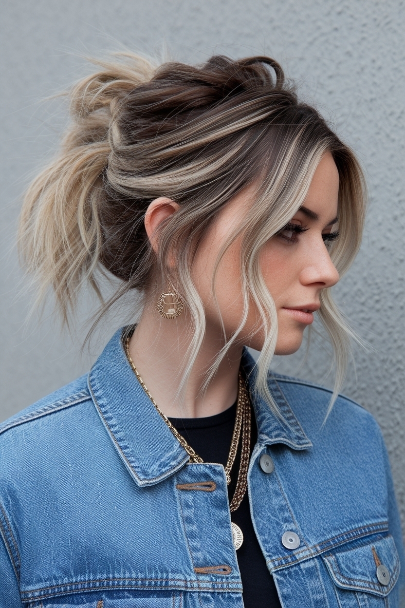 Side Part Half Up Half Down Hair for Every Occasion outfit idea