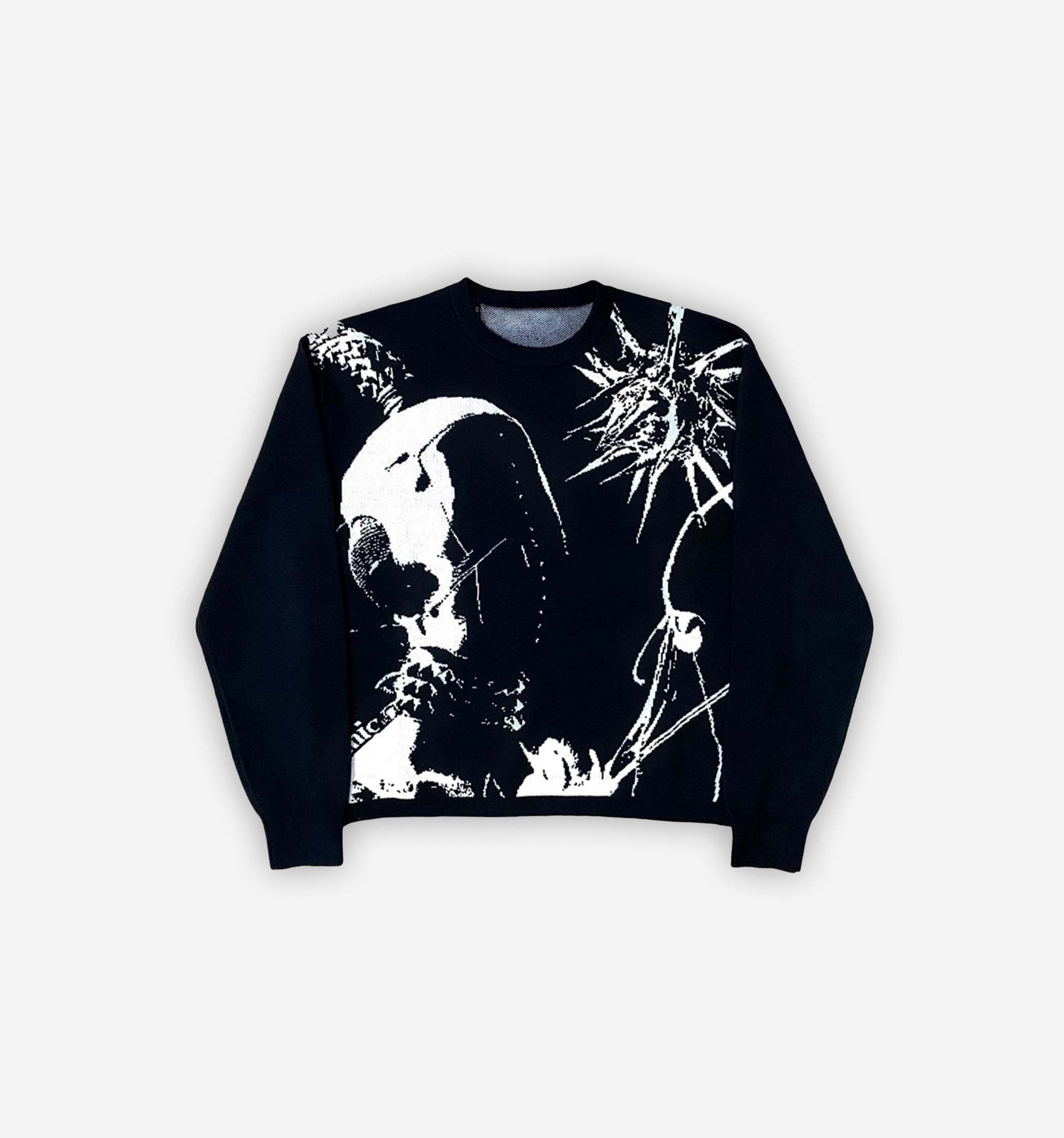 Style Core Aesthetics, New Style Trends - '2K Anarchy' Knit Sweater