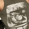 Style Core Aesthetics, New Style Trends - Abstract Print Rib Crop Tank Top