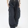 Style Core Aesthetics, New Style Trends - Acubi Dark Wash Cargo Jeans
