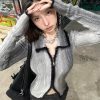 Style Core Aesthetics, New Style Trends - Acubi Fluffy Double Zip-Up Cardigan