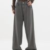 Style Core Aesthetics, New Style Trends - Adjustable Waist Baggy Denim Jeans